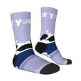 thumbnail image 2 of Goofa Bernese Mountain Dog Sitting Bath Tub Printed Men's Crew Socks, Soft Durable Breathable Moisture-Wicking with Odor Control Cotton socks, 2 of 9