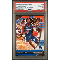 Graded 2020 Panini Prizm DP Tyrese Maxey #54 RWB Prizm Rookie RC Basketball Card PSA 10 Gem Mint