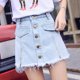 thumbnail image 5 of Falda corta de mezclilla para mujer, moda de verano 2020, faldas, pantalones vaqueros cortos de cintura alta, pantalones vaqueros de S-XXL con botones para mujer, 5 of 5