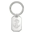 thumbnail image 1 of Sterling Silver Rh-plated LogoArt Navy Key Chain - Size 11, 1 of 2