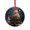 Pattern-1, variant on Farm Tractor Christmas Glass Ornament Holiday Ornaments Decoration for Home Boys Construction Vehicles Round Shaped Glass Ornament