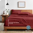 thumbnail image 4 of Washed King Sheet Set Premium UltraSoft Microfiber Bed Sheets Double Brushed Hypoallergenic Stain (King Washed Pebble Beach), 4 of 7