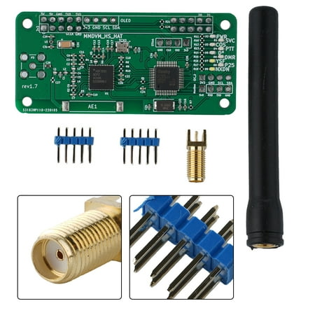 

GLFSIL UHF VHF UV mmdvm Hotspot Module for DMR P25 YSF DSTAR Pi Zero 3B 3B