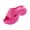 Hot Pink, variant on Futuristic Platform Slide Sandals, Cut-Out Eva Chunky Slippers, Women's Fashion Super Thick Sole Slide Sandals，Material Lightweight Slides for Women, Beach Shoes Pool Shoes, Black 8