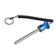 thumbnail image 5 of Pasador para apilar pesas, pasador para máquina de pesas, pasador de repuesto para gimnasio con cordón de tracción, aleación de aluminio, agarre cómod azul, 5 of 8