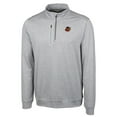 thumbnail image 2 of Men's Cutter & Buck  Gray Rochester Red Wings Stealth Heathered Quarter-Zip Top, 2 of 3
