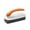 ?? Orange_Base#6127, variant on Laundry Brush for Clothes, Bathroom, Tile, Kitchen | Multi-Purpose Cleaning Tool Plastic Blue Orange Gray – Ergonomic Handle, Durable Bristles, 5.12"x2.17"x2.76" Hangable Design Stain Remover