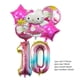 thumbnail image 3 of Decoración con temática de Hello Kitty rosa para baby shower de niña, suministros para fiesta de cumpleaños para niños, vajilla desechable, pancarta decorativa, globo, 3 of 5