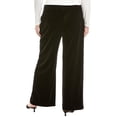 thumbnail image 2 of Tahari ASL womens  Plus Velvet Pant, 24W, Black, 2 of 3