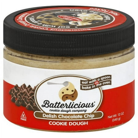 Batterlicious Cookie Chocolate Chip Jar, 12 oz