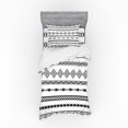thumbnail image 2 of Ambesonne Tribal Bedding Set 4 Pcs, Ethnic Geometric Folk Forms, Queen, White Black, 2 of 3