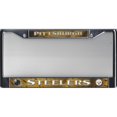 thumbnail image 1 of Pittsburgh Steelers Chrome License Plate Frame, 1 of 2
