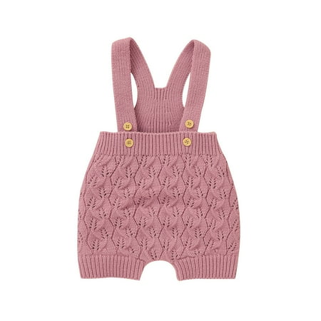 

Dadaria Toddler Sweater 0-24m Newborn Infant Baby Girl Boy Winter Warm Knit Jumpsuit Outwear Romper Sweater Pink 80 Toddler