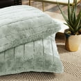 thumbnail image 2 of Home Soft Things Super Soft Decorative Pillow Covers, Set of 2, Gray Down, 26" x 26", 2 of 3