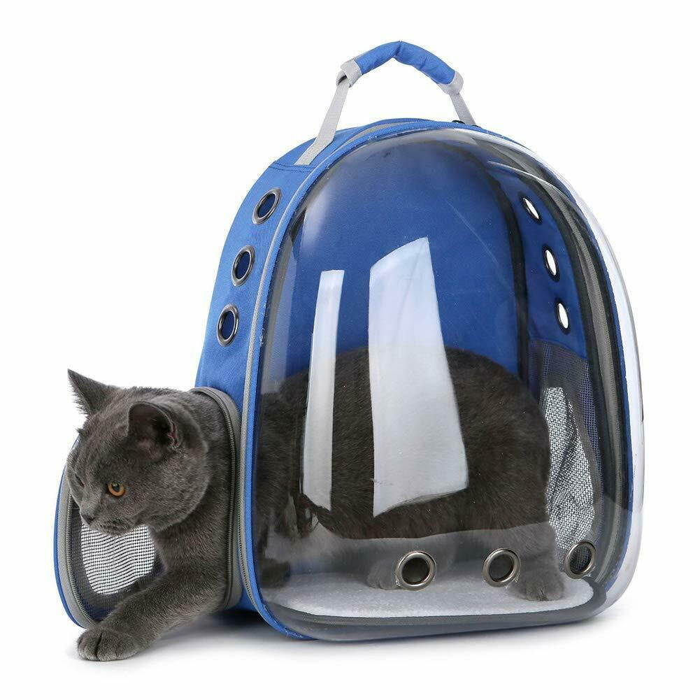 Pet Dog Cat Astronaut Backpack Space Capsule Breathable Outdoor Carrier Bag Dogs 