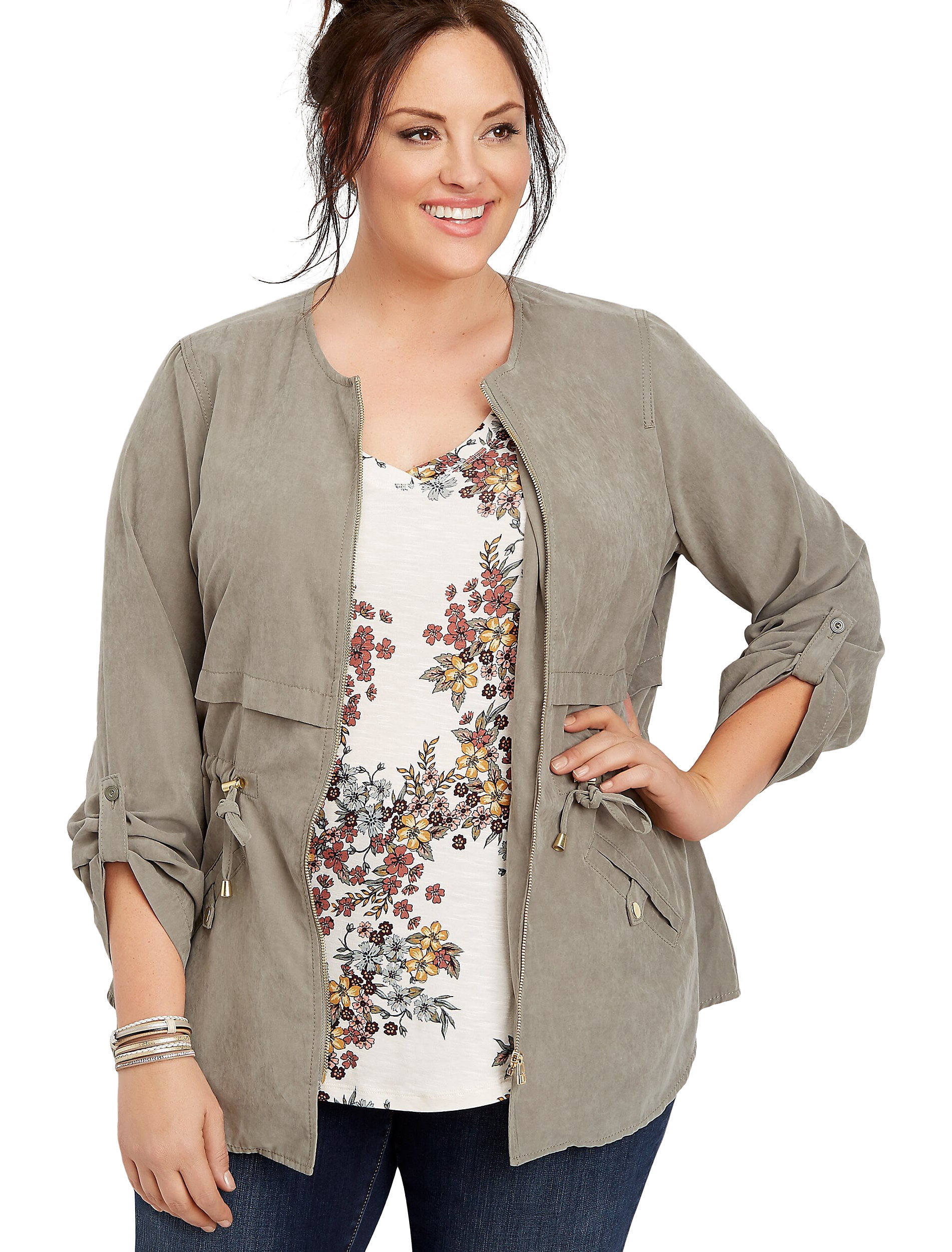 plus size anorak jacket walmart
