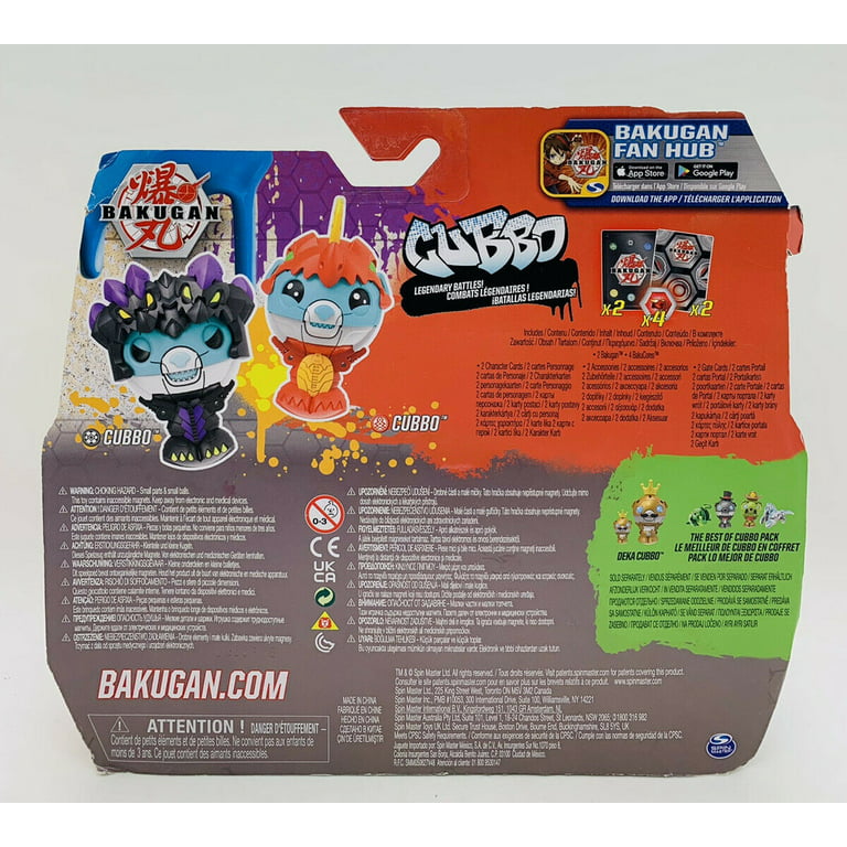Gum mærke hver Bakugan Battle Planet Legendary Battles! Cubbo Figure 2-Pack - Walmart.com
