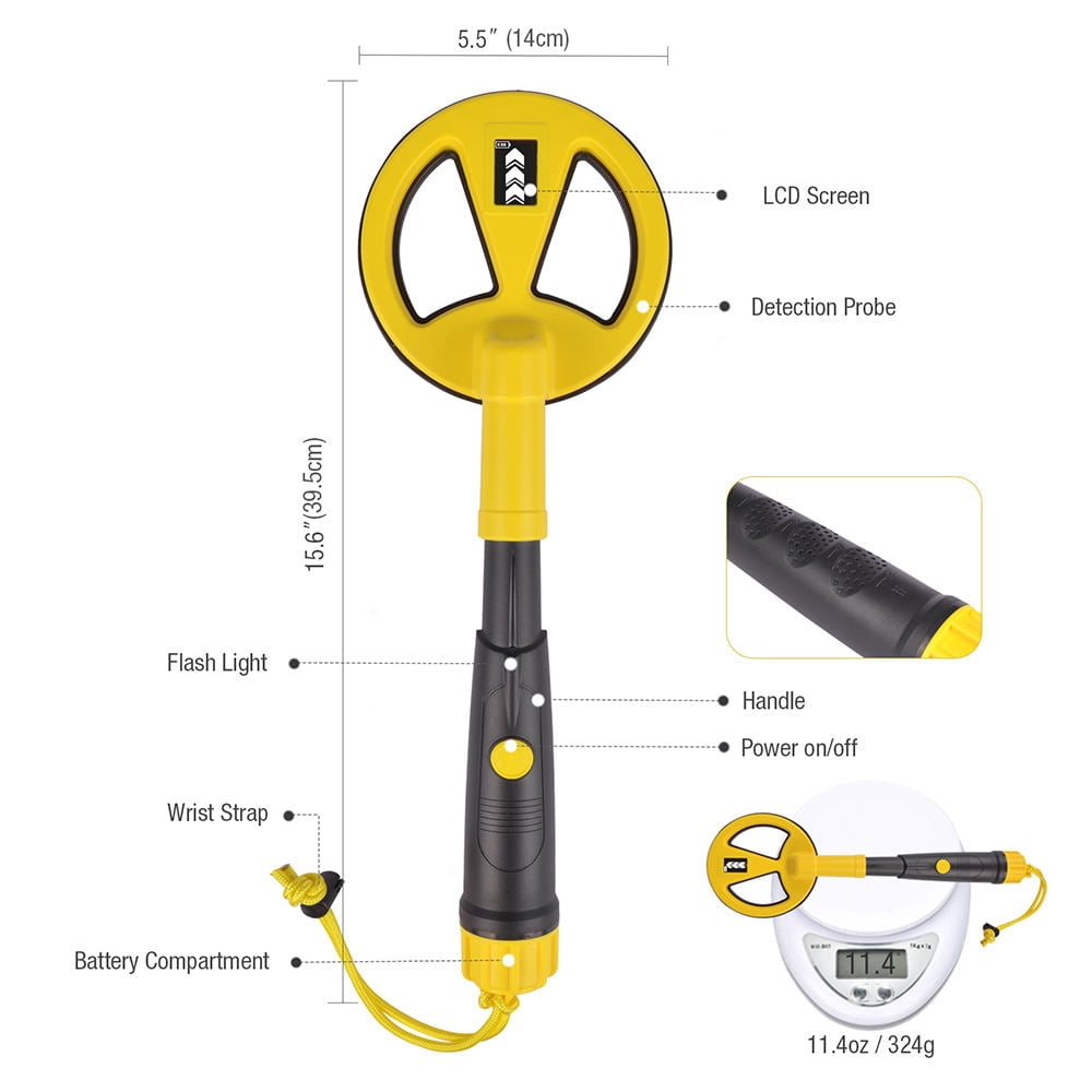 MD-790 IP68 Waterproof Underwater Metal Detector – Pulse Induction, 30ft Deep, LED & Vibration Alert, Handheld Treasure Finder for Diving, Beach, Lake, Ocean