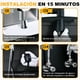 thumbnail image 3 of Grifo de Cocina Negro Mezcladora para Cocina con Rociador Extraíble Grifo de Fregadero de Acero Inoxidable Monomando de Arco Alto 360 ° Giratorio Llave de Fregadero de Cocina Clásico, 3 of 7