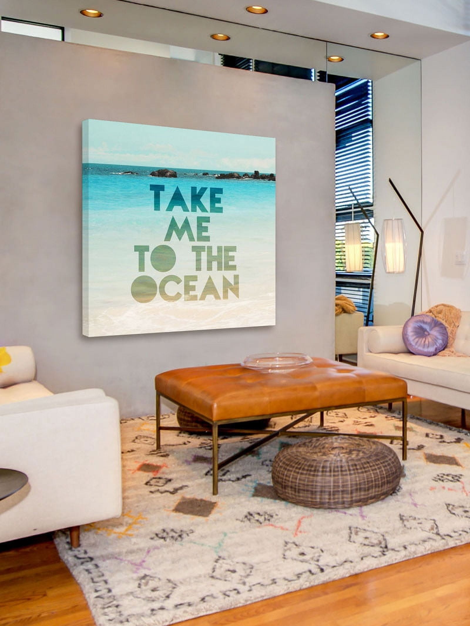 Marmont Hill "Take Me to the Ocean" Sylvia Cook Painting Print on Canvas