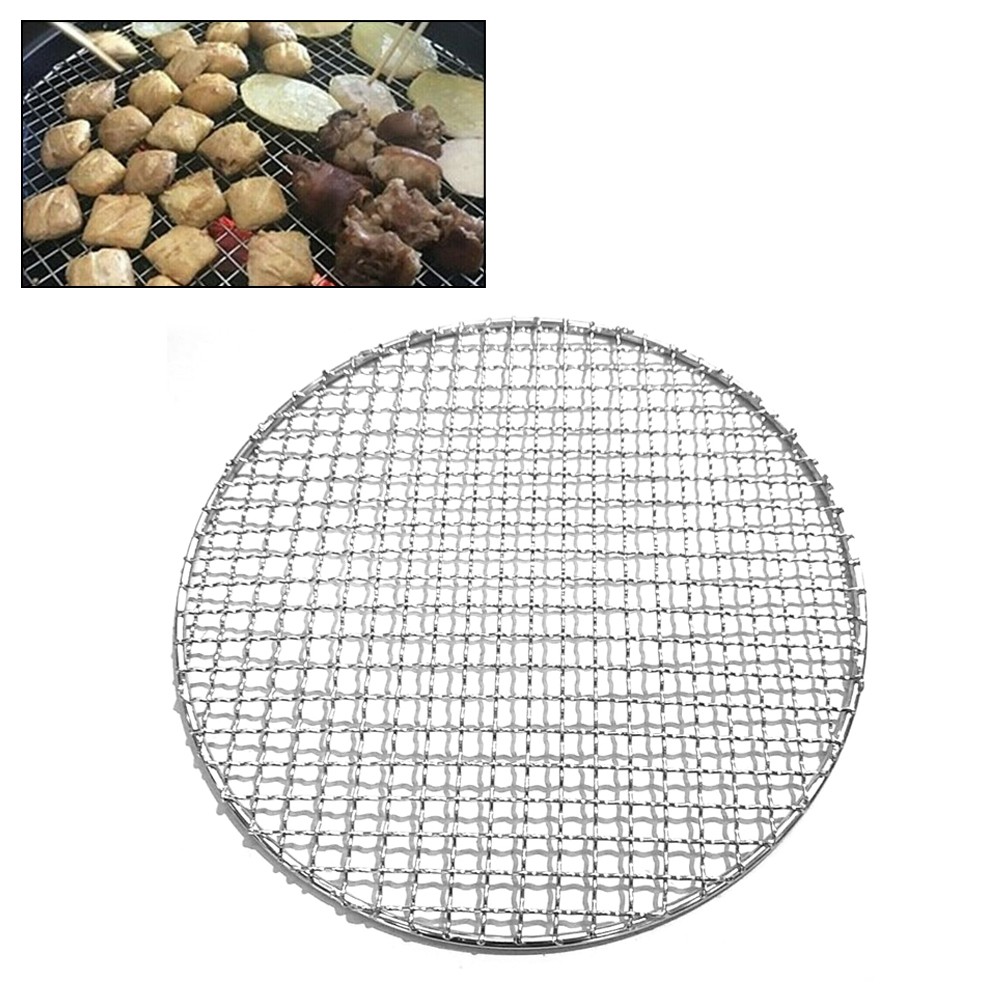Barbecue Ground Net Folder Grill Fish Clip BBQ Camping Grid Grate Steam Mesh - image 4 of 7