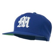 Old English 3D M Embroidered Cap - Royal OSFM