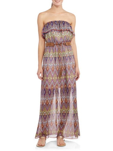 no boundaries strapless dress