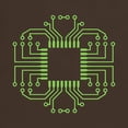 thumbnail image 3 of CafePress - Electric Circuit Board Processor T Shirt - 100% Cotton T-Shirt, 3 of 4