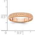 thumbnail image 2 of 14K Rose Gold 3mm Design Etched Wedding Band Ring Size 8.5, 2 of 5