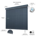thumbnail image 5 of Yoolax Motorized Vertical Blinds Remote Voice Control Vertical Blind Smart Automatic Window Track Slats Set for Patio Sliding Glass Doors(Blackout Navy Blue,54"W x 72"H), 5 of 7