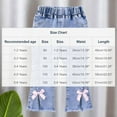 thumbnail image 3 of NAISIBABY Little Girls Flare Jeans, Stretch Comfortable with Pockets Elastic Waist Kids Fashion Denim Pants Light Blue Size 5T, 3 of 7