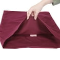 thumbnail image 2 of PiccoCasa 2 Pack King Pillowcases Soft 1800 Microfiber Pillowcases with Envelope Closure, Wine 20" x 36", 2 of 6