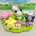 thumbnail image 2 of Sanrio familia Camping serie de amigos caja ciega Kuromi My Melody Cinamoroll muñeca linda chica habitación coche decoración regalo sorpresa de Navidad, 2 of 4