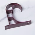 thumbnail image 4 of Supports de Tringle à Rideau en Alliage d'Aluminium Tringle à Rideau Crochets de Tringle à Rideau Décoration Moderne pour Fenêtre Maison Rouge Vin, 4 of 7