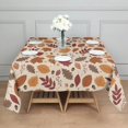 thumbnail image 3 of Autumn Fall Leaves Pattern Square Tablecloth,Waterproof Square Table Cover,Wipeable Spillproof Washable Table Cover for Home Kitchen Party Decor 42"X42"(107x107cm), 3 of 6