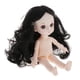 thumbnail image 5 of 13 articudo articudo móvil desnudo articuda cuerpo de muñeca con peluca de cabellero accesorio de piezas de bricoje 16cm Cabello negro Yotijar BJD Doll Body, 5 of 7