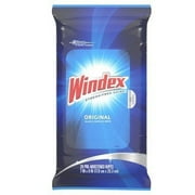 Windex Original Glass Wipes 28 count - 1 Pack