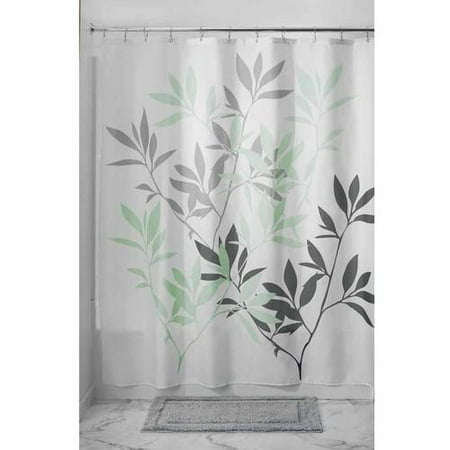 Leaves Shower Curtain White/Green - iDESIGN