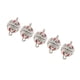thumbnail image 5 of 5 Piezas Cierres Magnéticos Para Collar Rhinestone Hebilla Conector Bricolaje - Rojo, 19x12 mm, 5 of 7