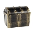 thumbnail image 3 of DimyFew Pirate Treasure Chest Kids Storage Box Organizer Toy Vintage Look Lightweight Multifunctional Gift Suitable for Birthday Holiday Home Decoration bronze, 3 of 8