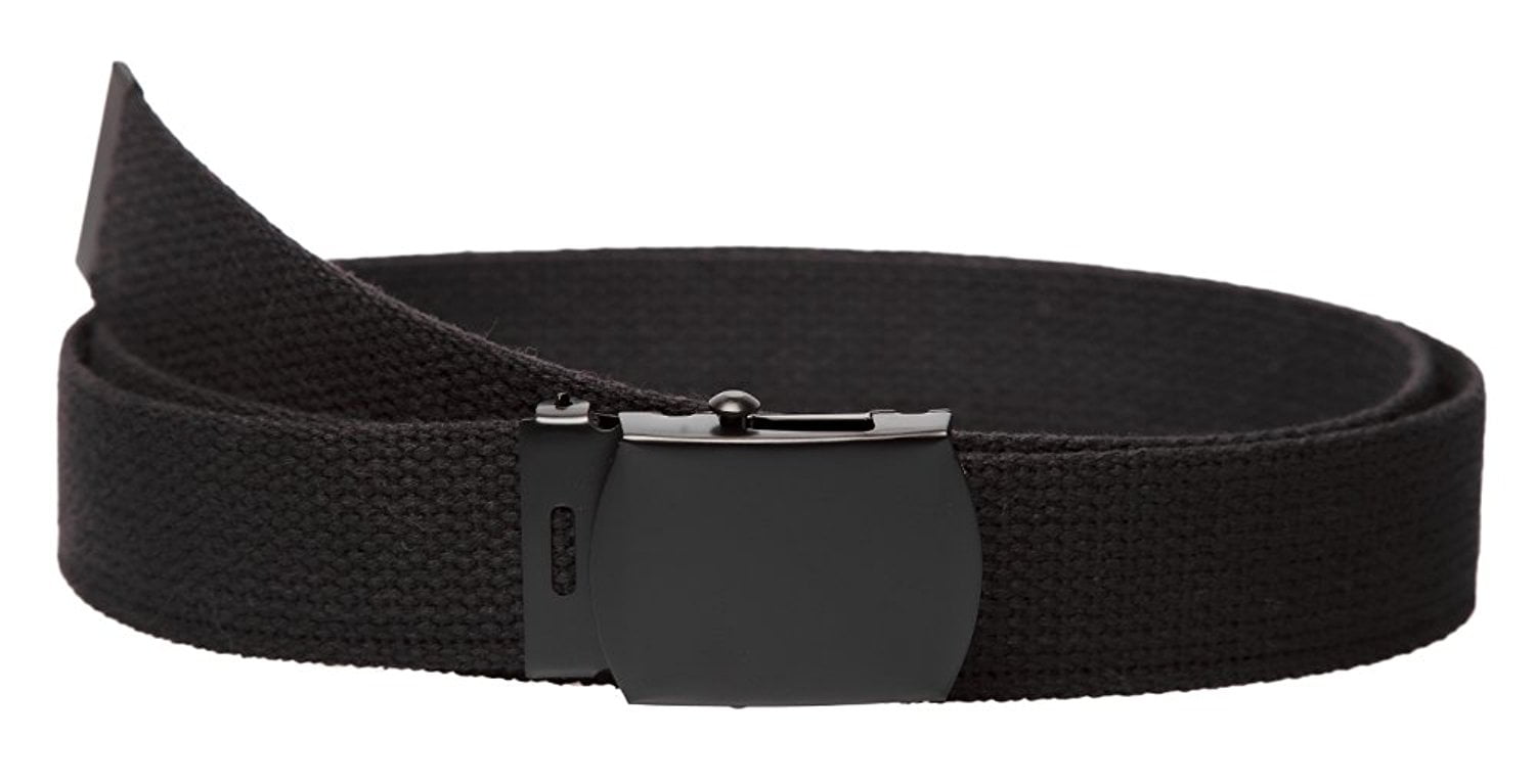 Rothco Black Nylon  Belt Black Buckle