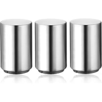 BUTOMKY Magnetic Stainless Steel Automatic Beer Bottle Opener - 3 Pack Portable Bottle Opener,Magnetic Cap Catcher,No-Damage Push Down Design,Quick Open for Home Bars/Kitchen/Restaurant/Party