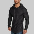 thumbnail image 2 of Mens Fashion Athletic Hoodies Sport Sweatshirt Solid Color Fleece Pullover, 2 of 7