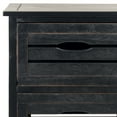 thumbnail image 4 of Safavieh Samara Solid Rustic 3 Drawer Cabinet, Distressed Black, 4 of 5