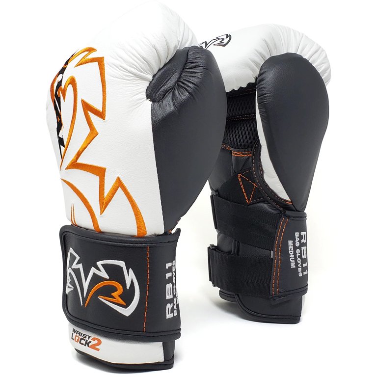 RIVAL Boxing RB11 Evolution Hook and Loop Bag Gloves - XL - White