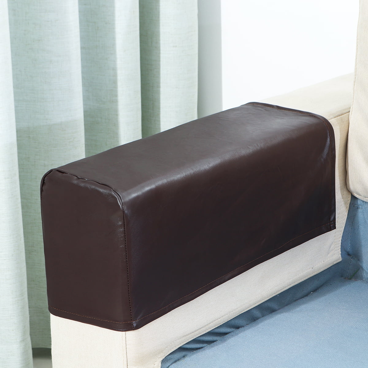 2PCS Premium Furniture Armrest Covers Sofa Couch Chair Arm Protectors 