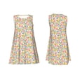 thumbnail image 7 of Yiaed Watercolor Wildflowers Print Women's Sleeveless Dress, Loose Fit Summer Dress, Casual Sleeveless Dress for Women, 7 of 7