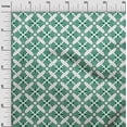 thumbnail image 3 of oneOone Rayon Green Fabric Mosaic Sewing Craft Projects Fabric Prints By Yard 56 Inch Wide, 3 of 5