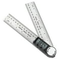 thumbnail image 1 of Stainless Steel Digital Angle Finder Miter Gauge Ruler - 10‑390mm, 1 of 13
