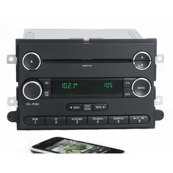 Restored Ford Fusion 2007-09 Mercury Milan AMFM CD Radio w Bluetooth Music 8E5T-18C869-BG (Refurbished)